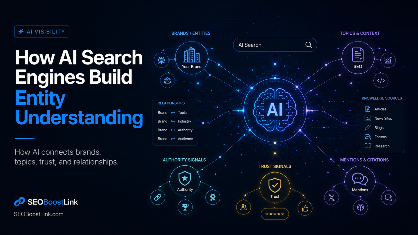 How AI Search Engines Build Entity Understanding