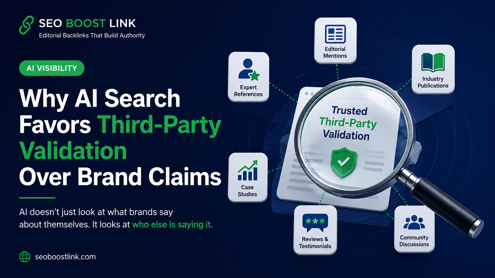 Why AI Search Favors Third-Party Validation Over Brand Claims